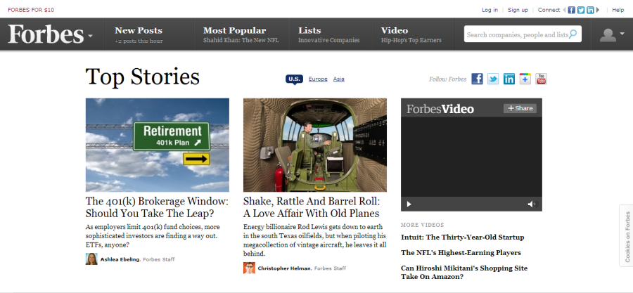 Forbes relaunches with sponsored content; kills display advertising
